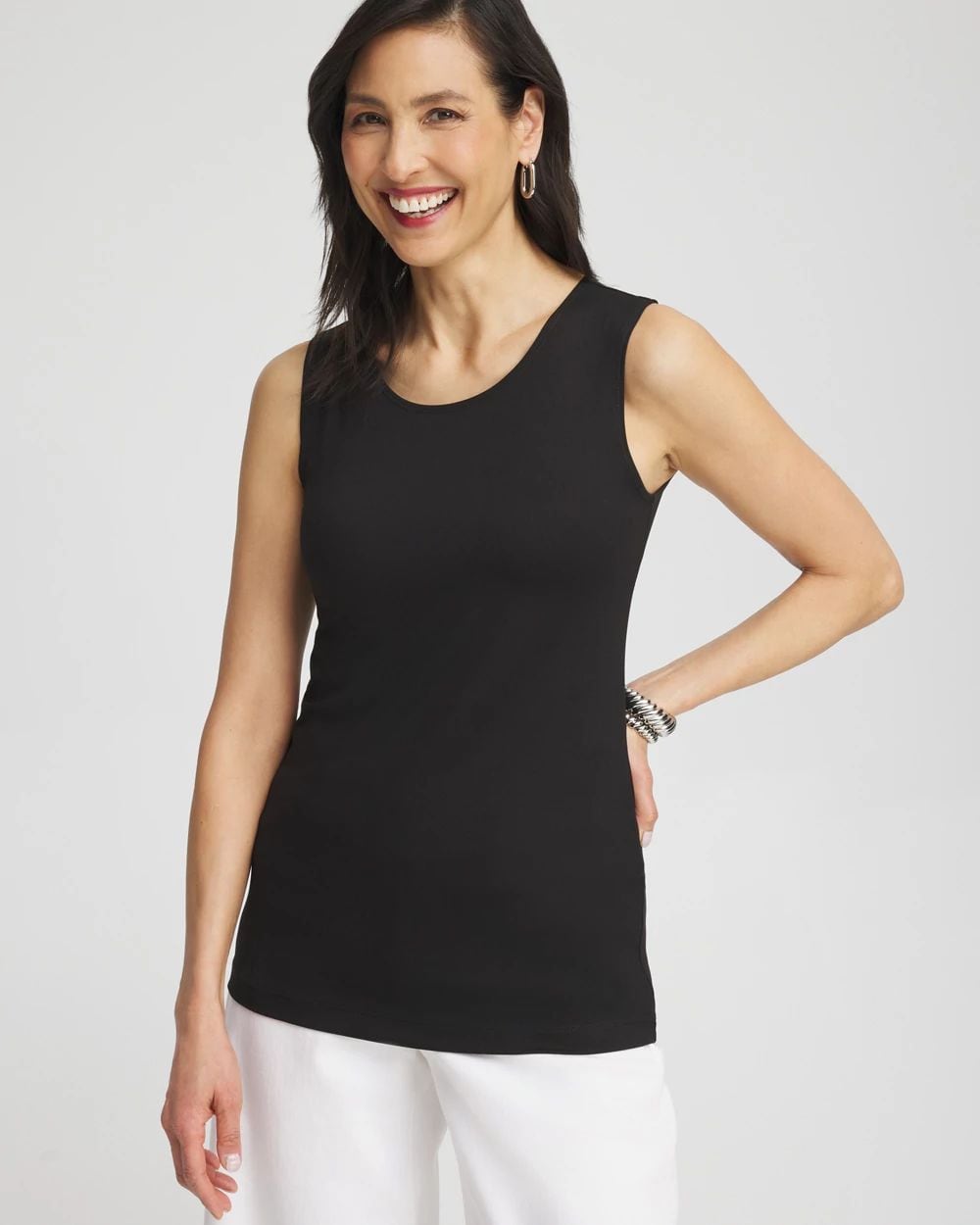 トップス chieko + shiny tank Gold Sequin Tank | Chico's